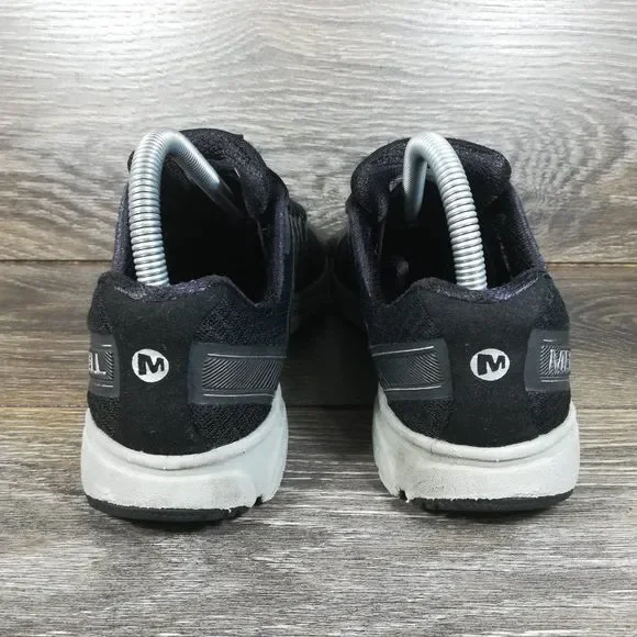 Merrell Bare Access Ultra Black Silver Running Shoes (J559582) Women's 8.5 - Picture 4 of 8